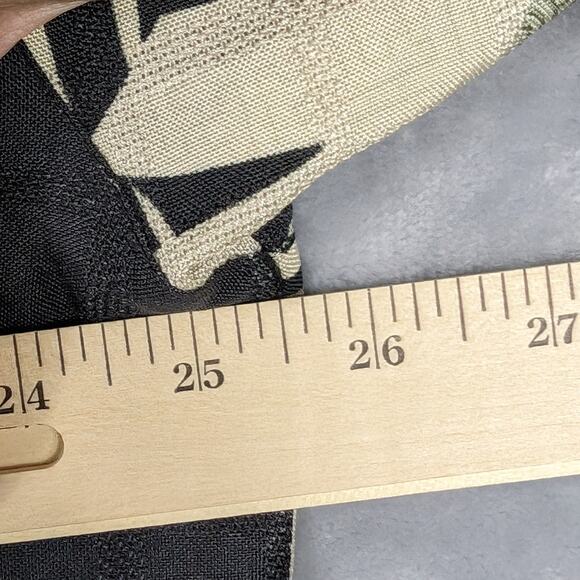 Tommy Bahama Silk Shirt Mens Extra Large Hawaiian Camp Black Tan Short Sleeve - Picture 3 of 11